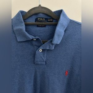 POLO RALPH LAUREN BLUE SHORT SLEEVE SHIRT